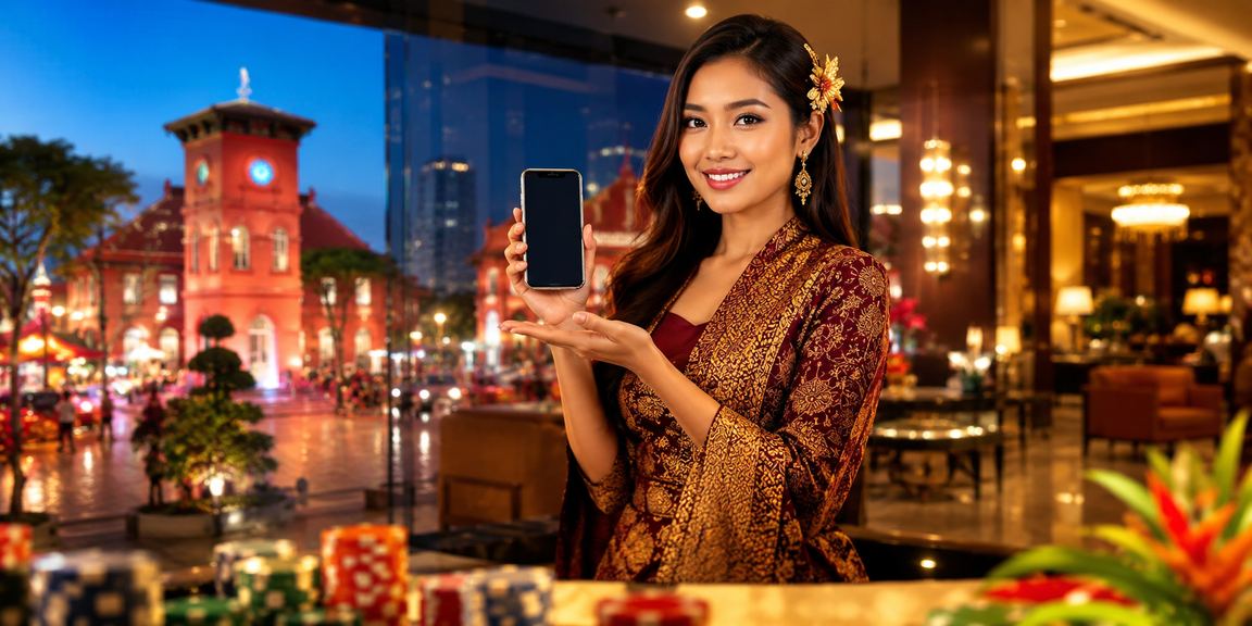 Pengguna icd11 di Melaka membuat deposit selepas log masuk ke akaun